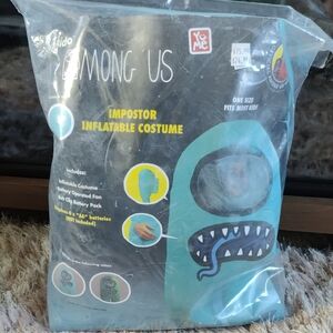 Kids Inflatable Impostor Costume - Teal
